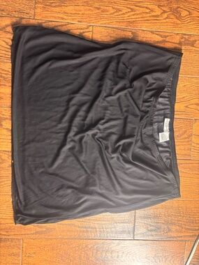 kathy ireland Black Stretch Mini Skirt